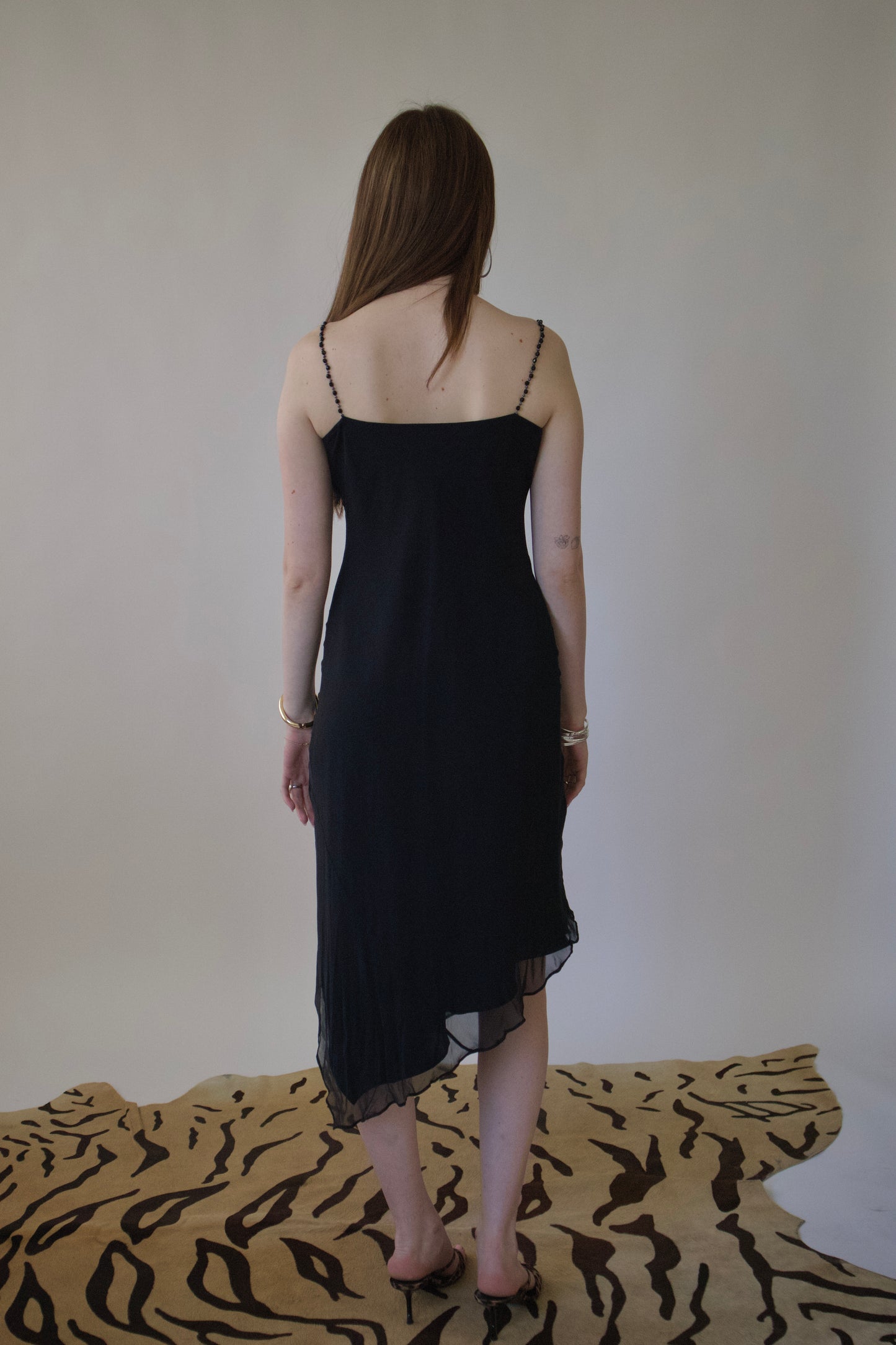 Silk evening dress
