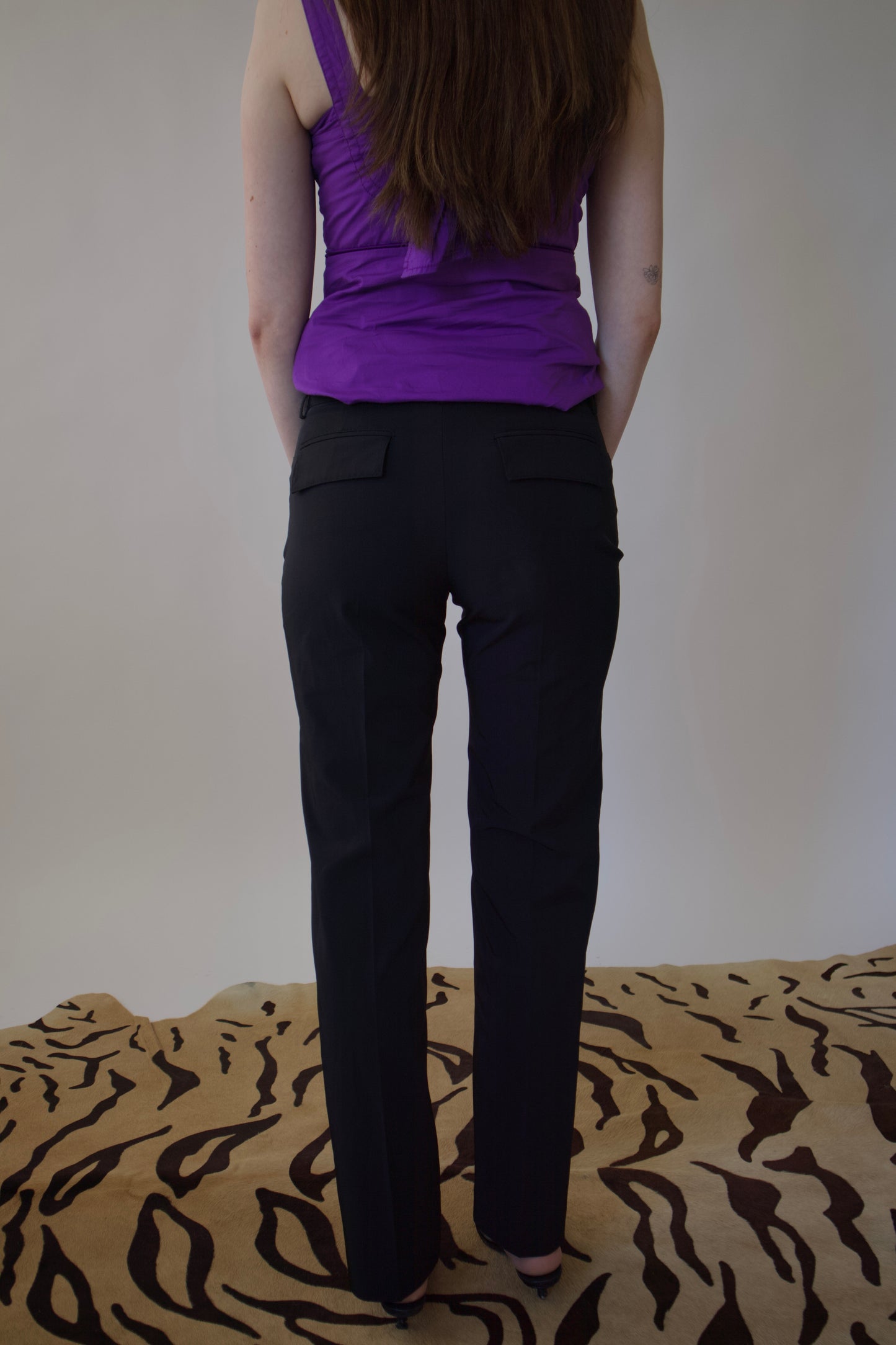 Sandra Angelozzi nylon dress pants