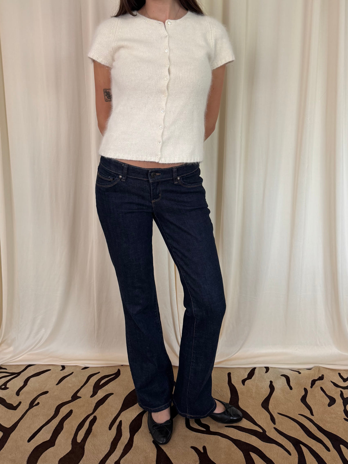 Ultralow straight leg jeans