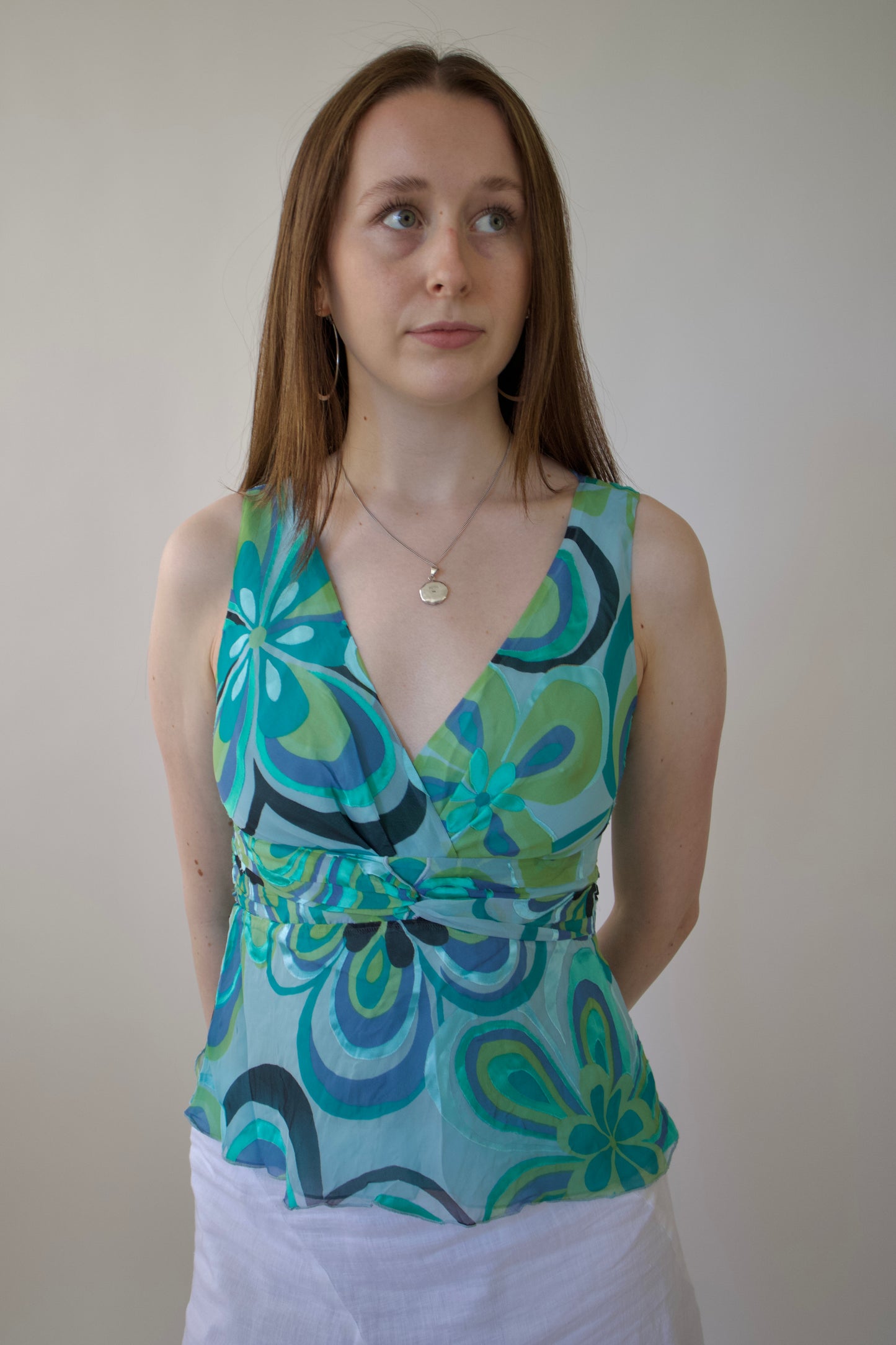 Sandra Angelozzi silk blend top