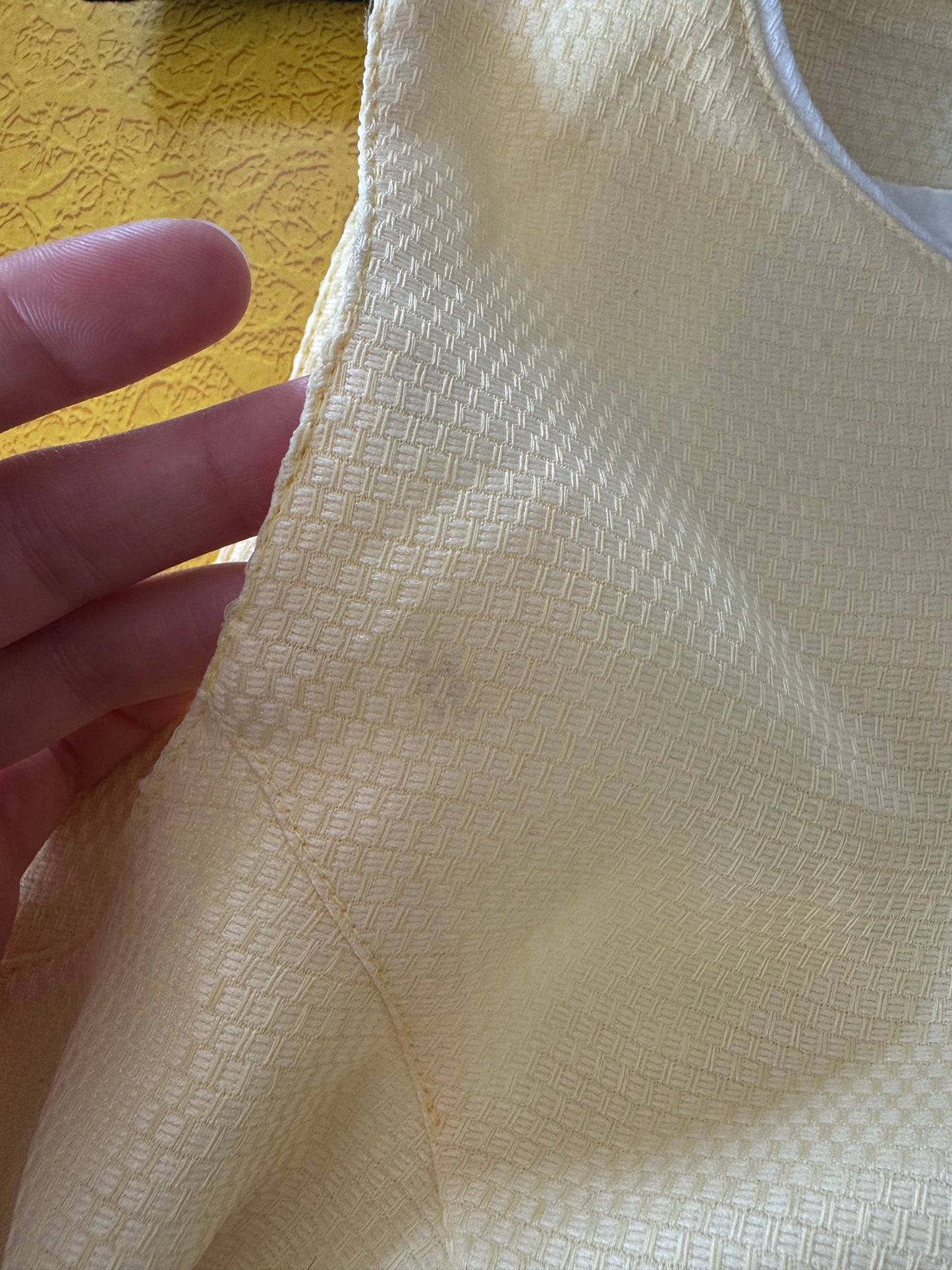 Light yellow summer dress