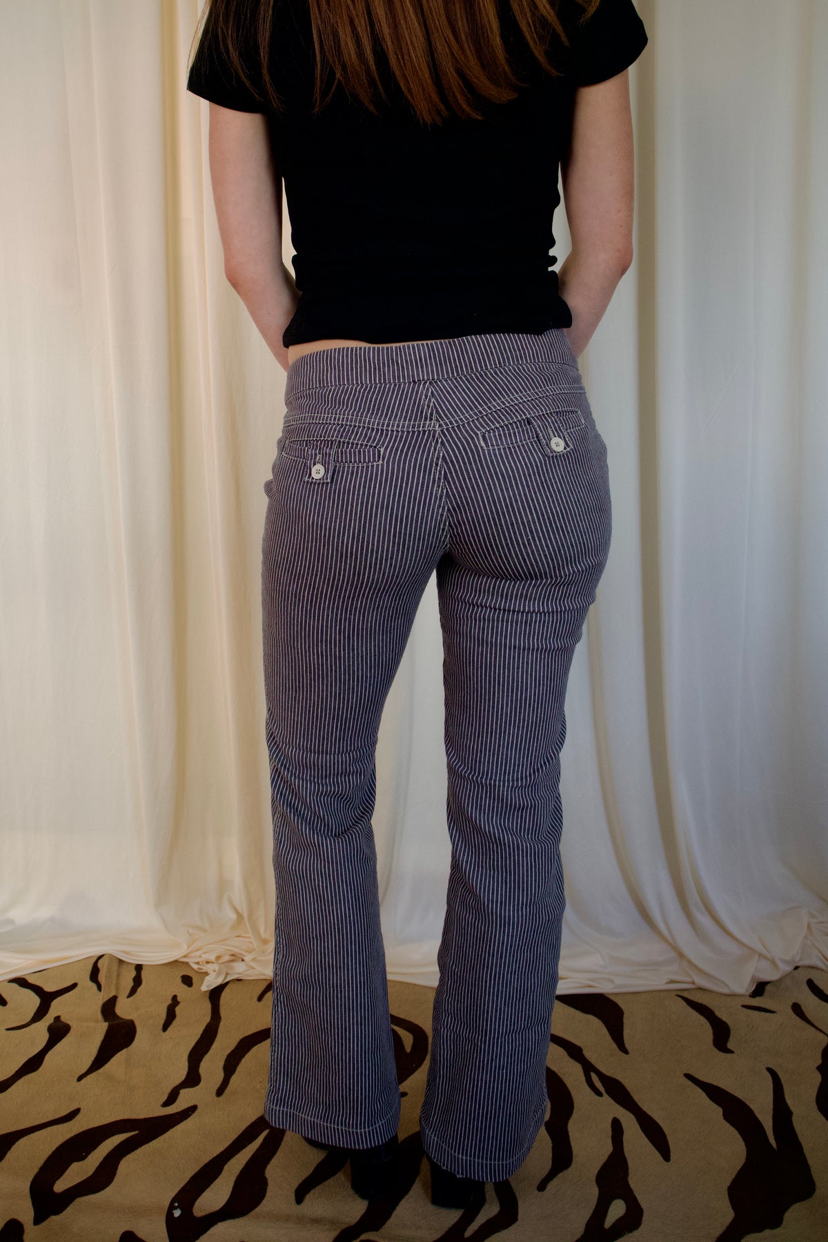 Railroad stripe pants
