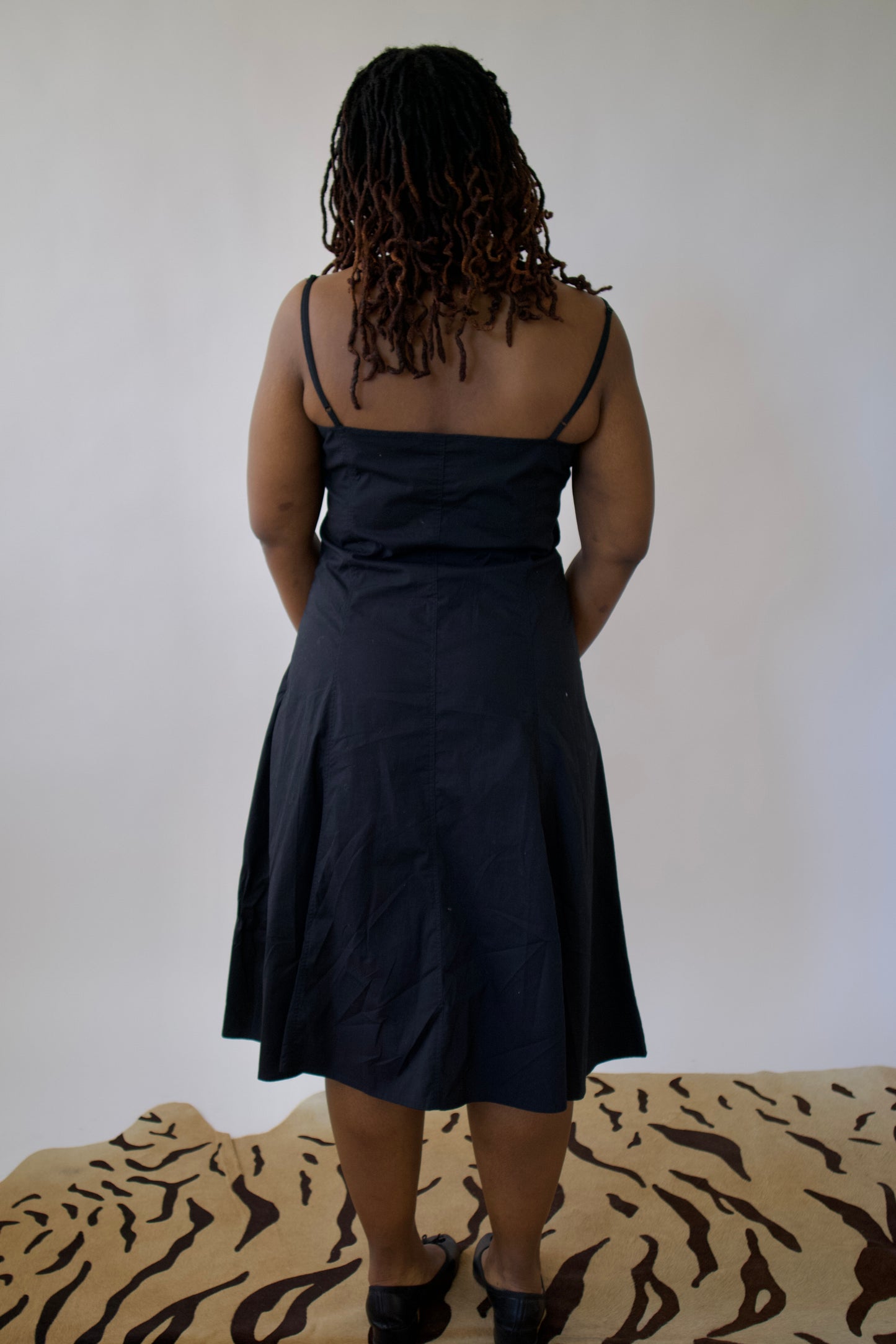 Black cotton sundress