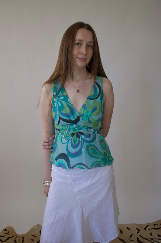 Sandra Angelozzi silk blend top