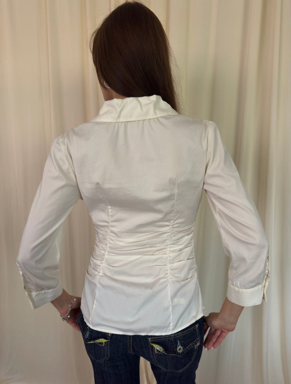 Prada collared blouse