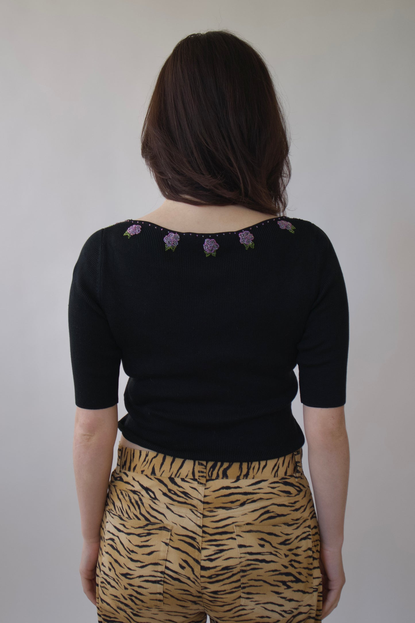 Tiger print pants