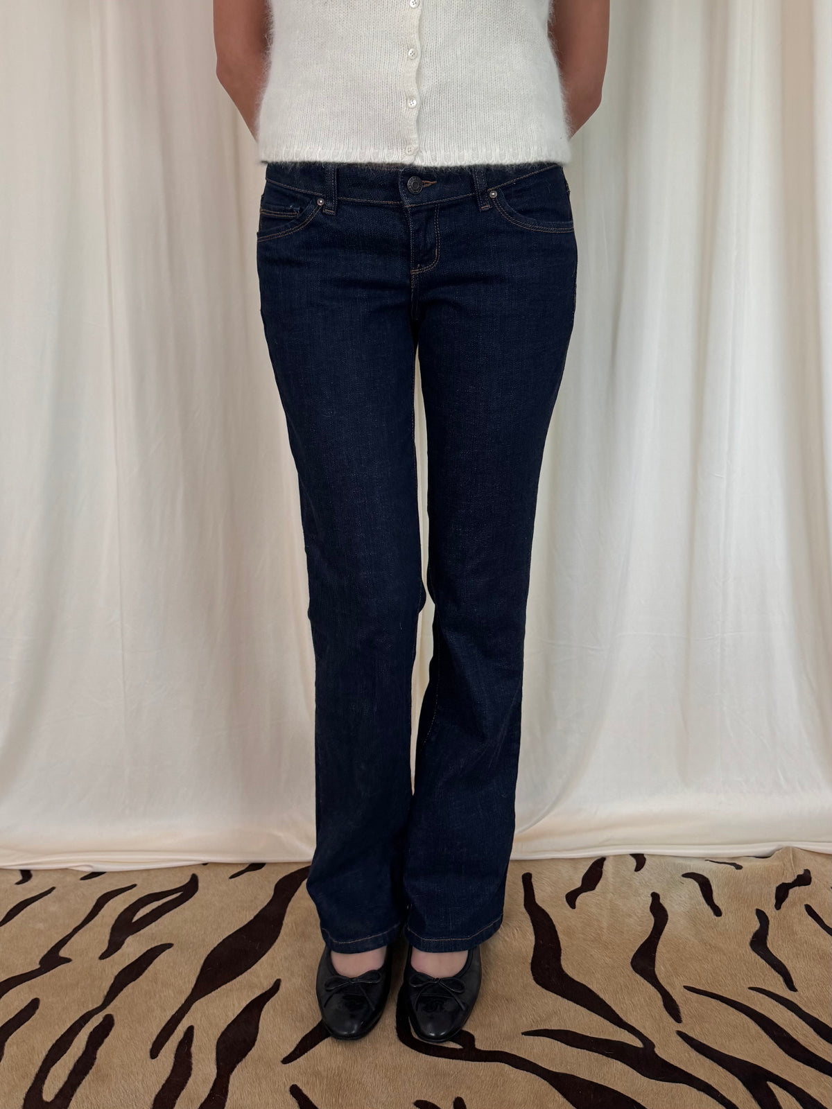 Ultralow straight leg jeans