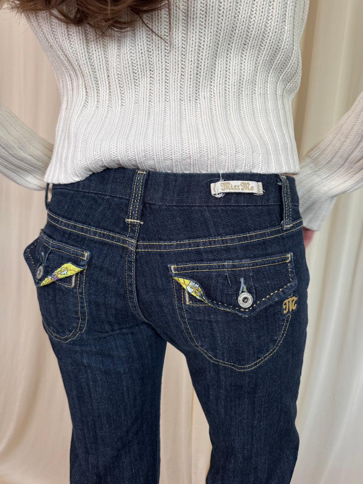 Miss Me ultralow bootcut jeans