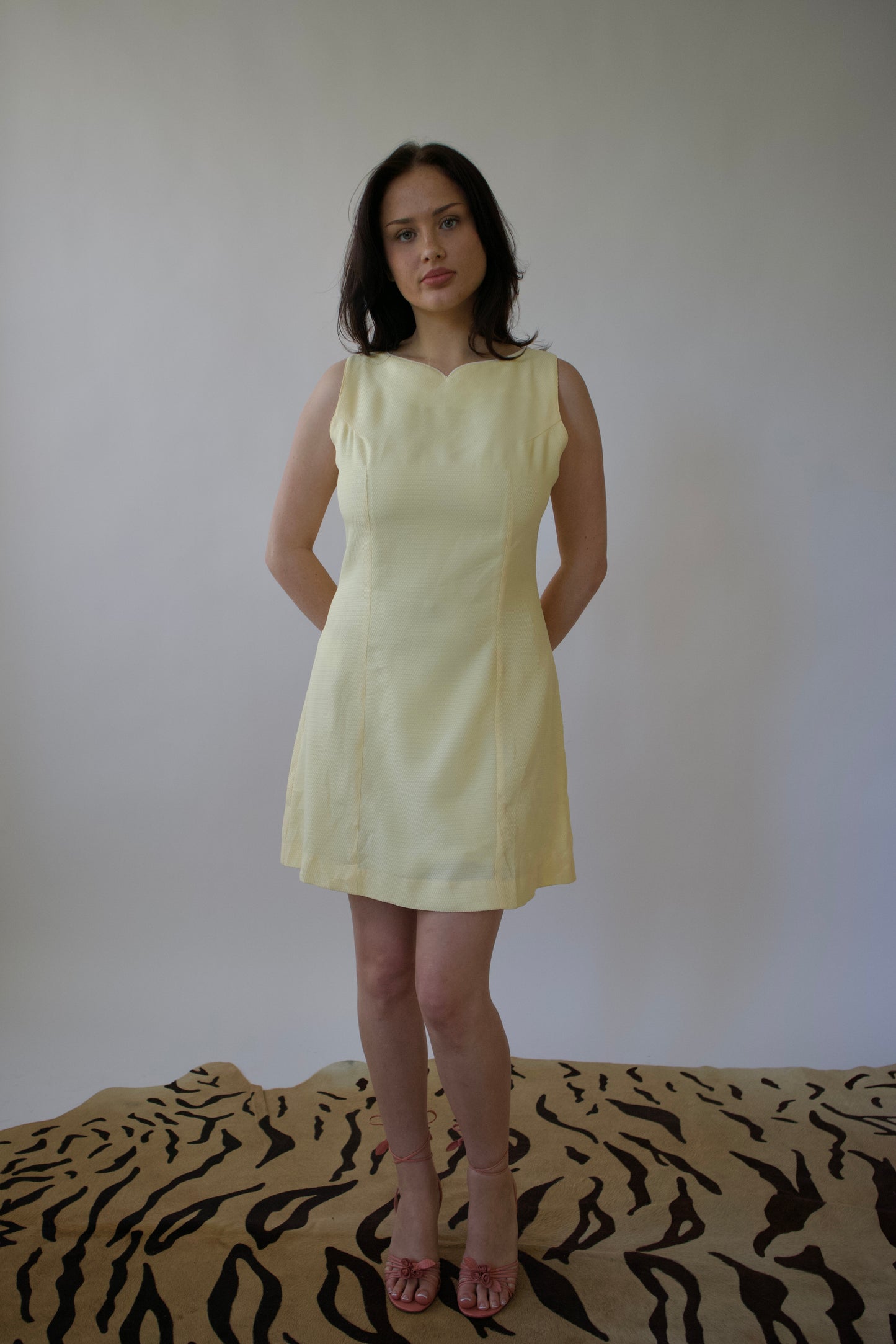 Light yellow summer dress