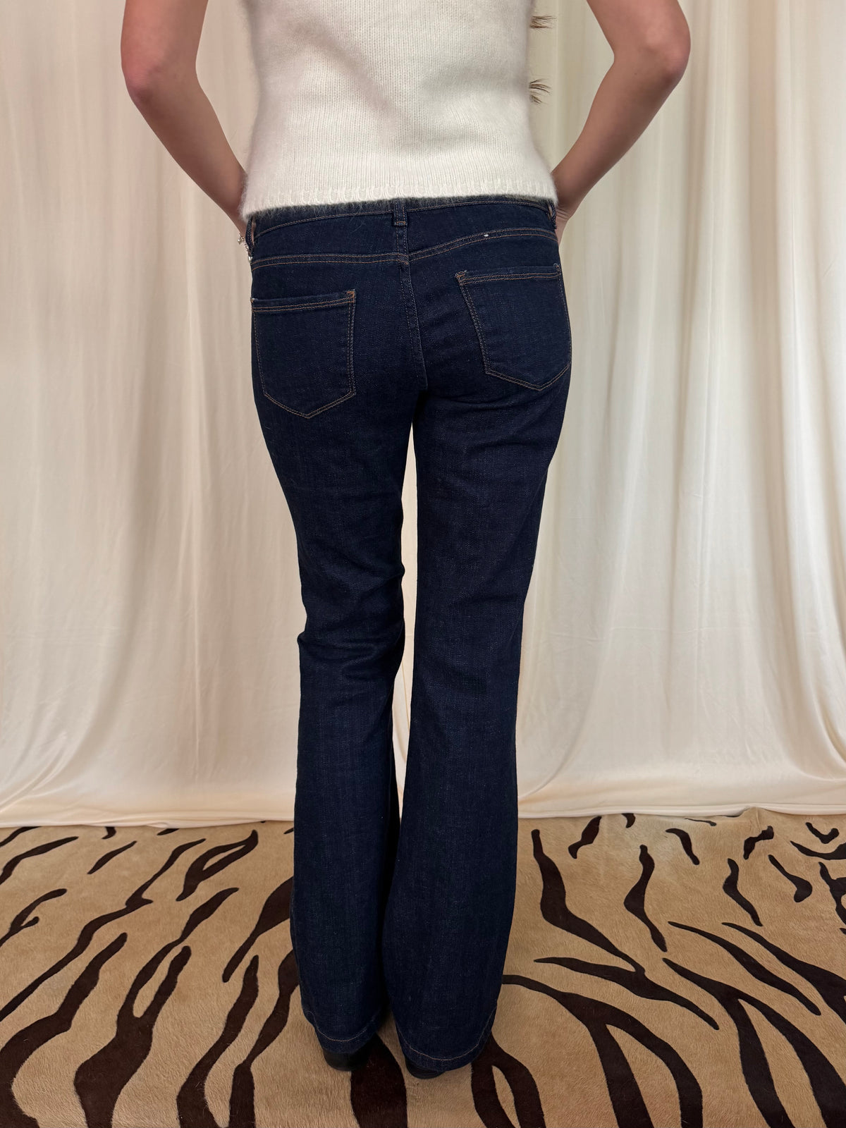 Ultralow straight leg jeans