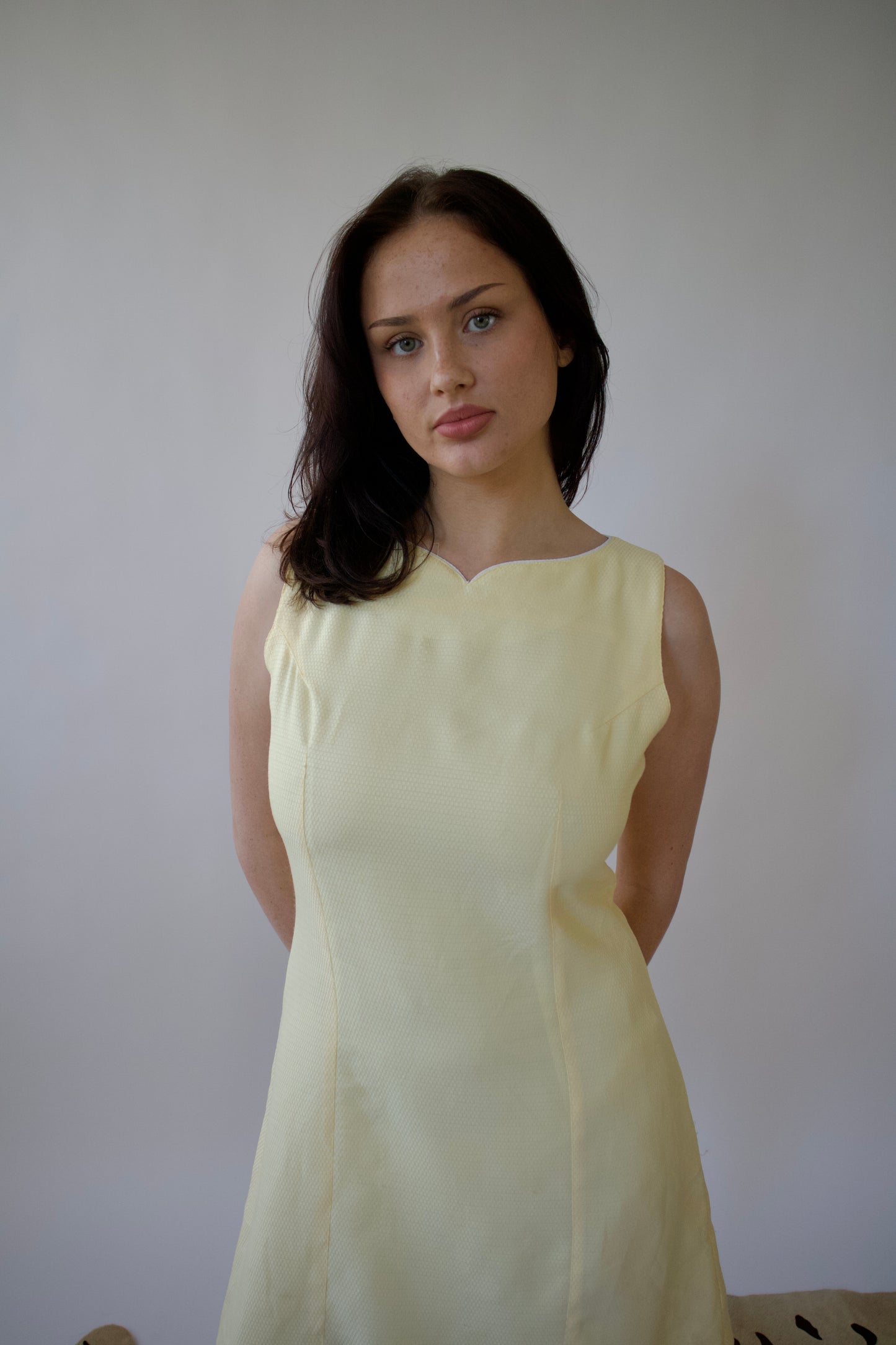 Light yellow summer dress