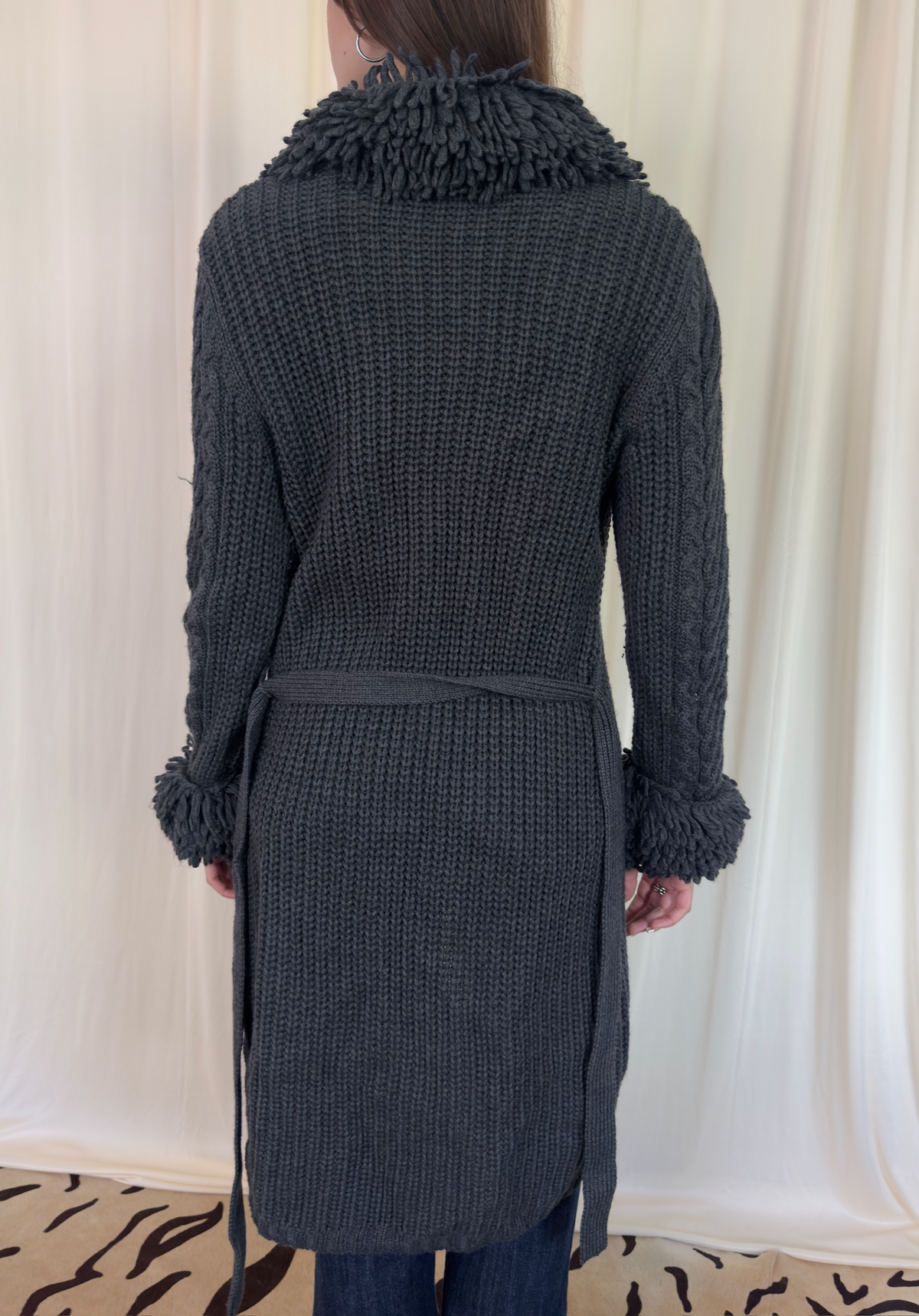 100% merino wool duster