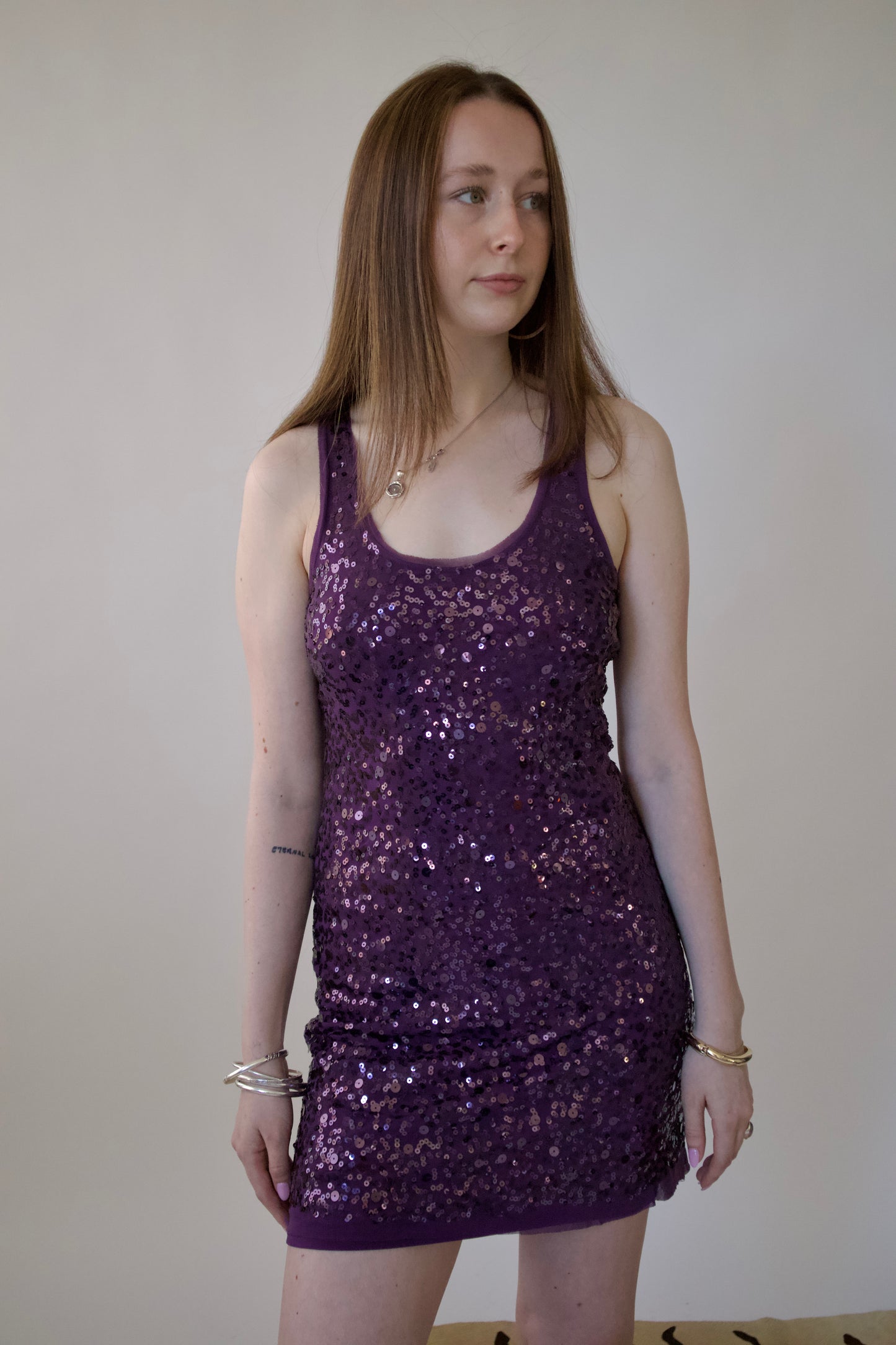 Sequin mini dress